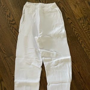 Harlin white sweatpants